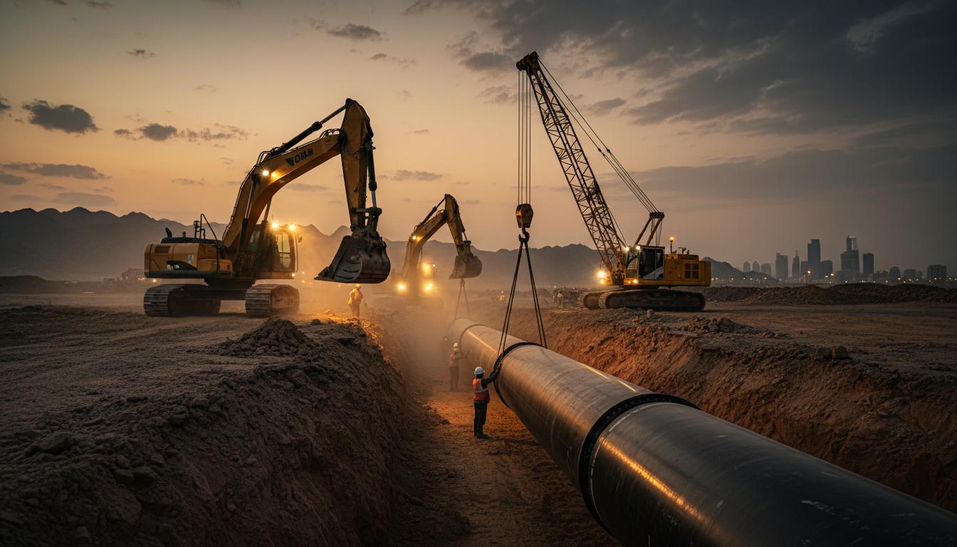 Water Pipeline Installation